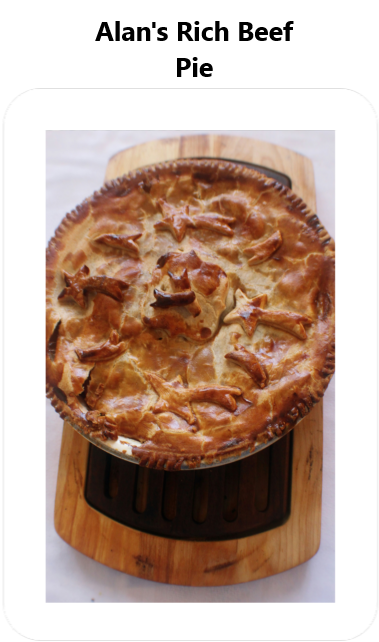 Photo of Alan's Rich Beef Pie